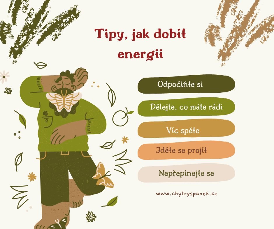 Tipy Jak Dobit Energii