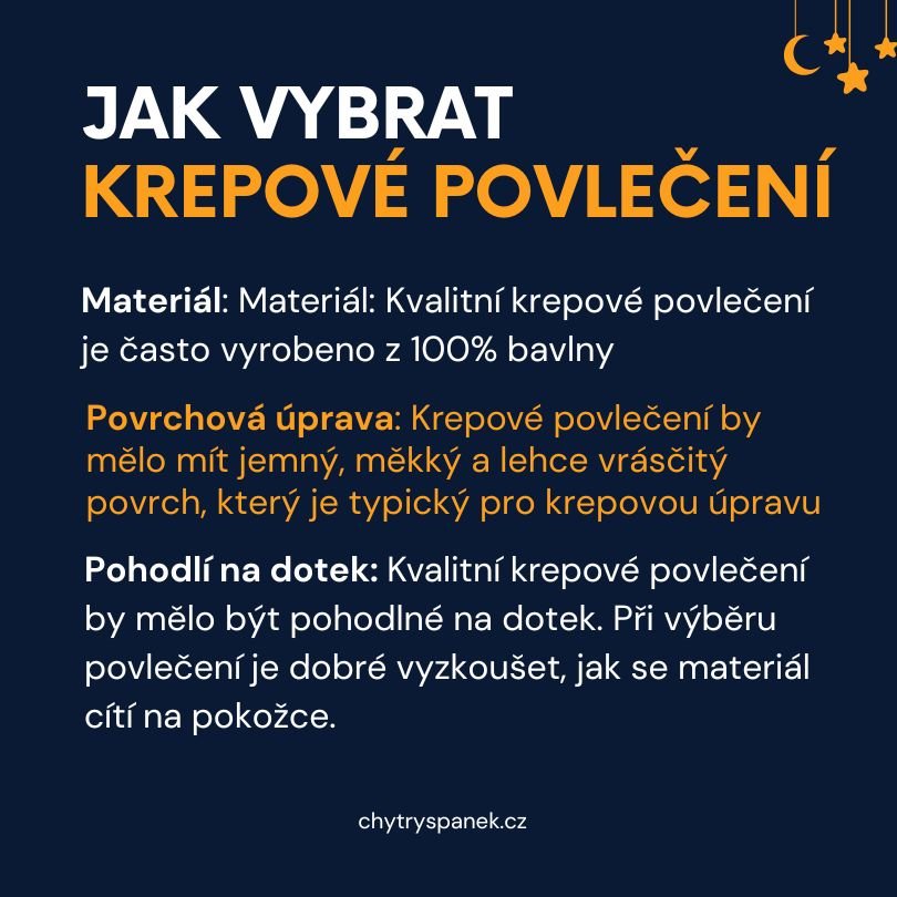 Jak Vybrat Krepove Povleceni